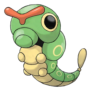 official artwork of caterpie